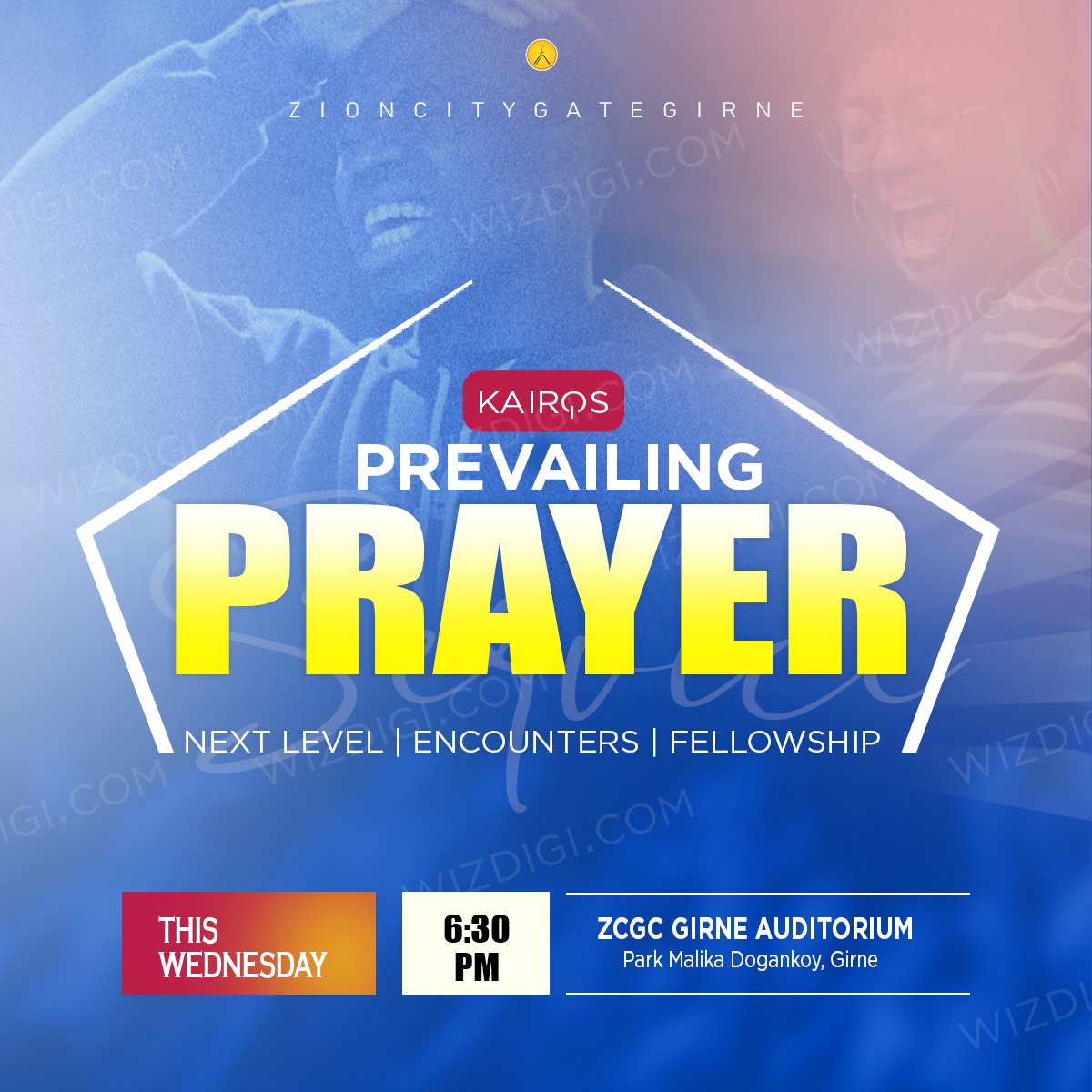 Prevailing Prayer, church flyer psd template – WIZ DIGI